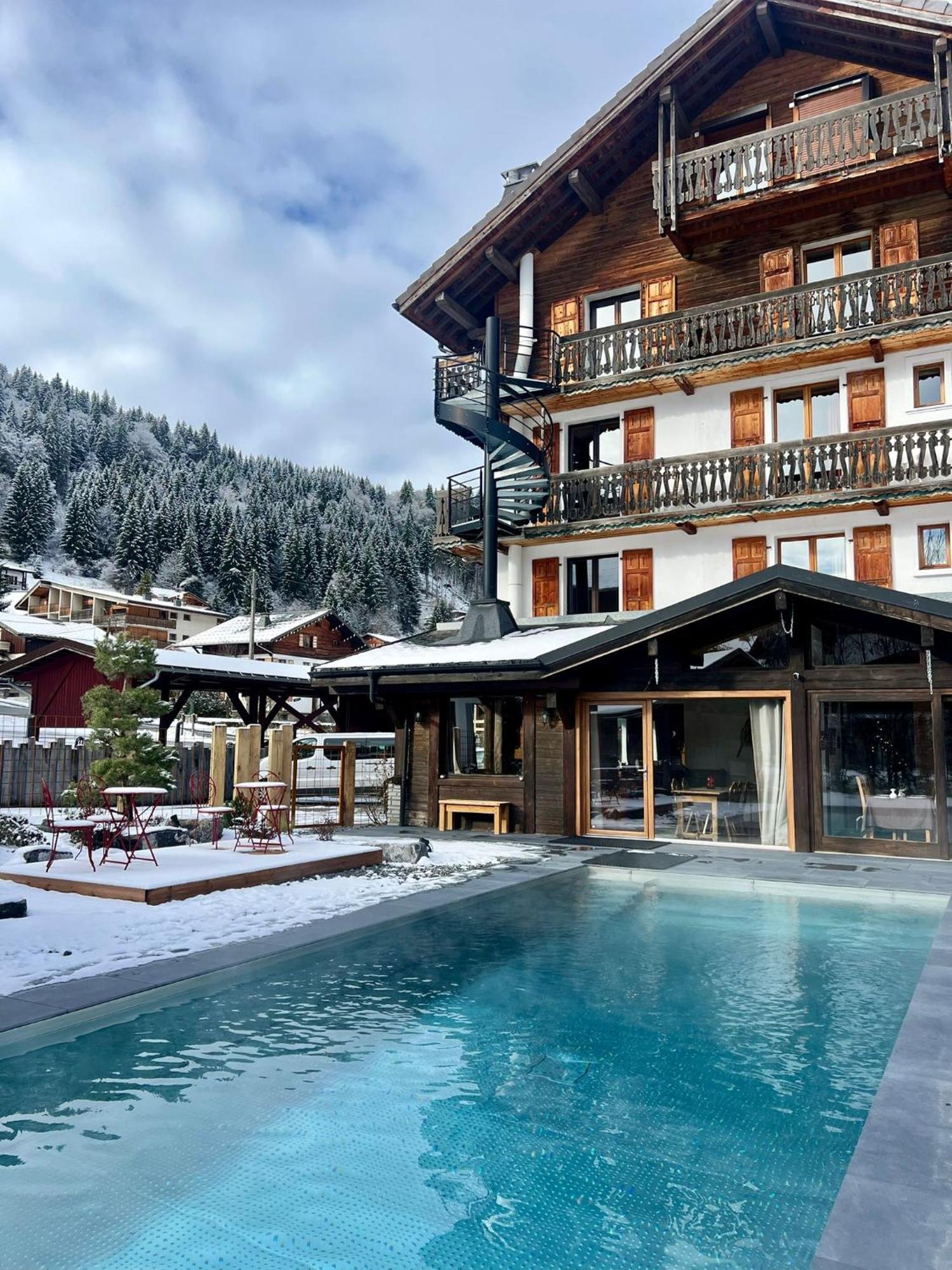 Fleur Des Neiges Hotel มอร์ซีน ภายนอก รูปภาพ